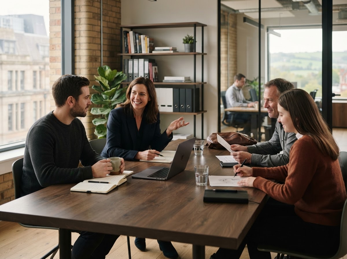 Bonvilston analyst reviewing AI strategy performance on screen